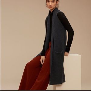Wilfred Olivie Cardigan in Charcoal Gray